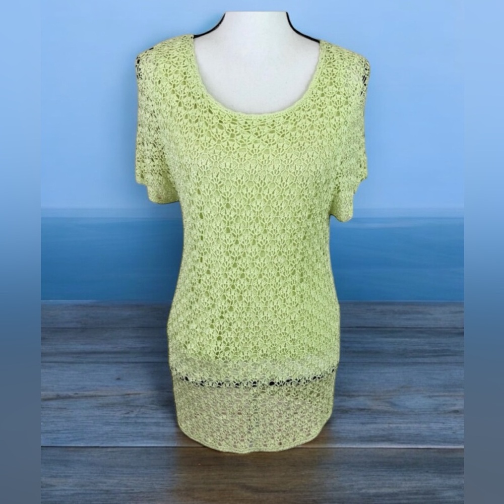 Emma James Crochet Blouse Top